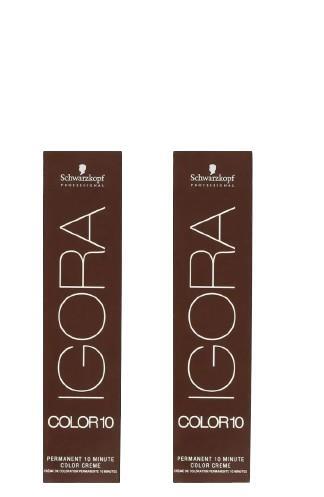 Набор красок для волос Schwarzkopf Professional Igora Color10 7-0 Средний Блонд Натуральный, 2 шт х 60 мл