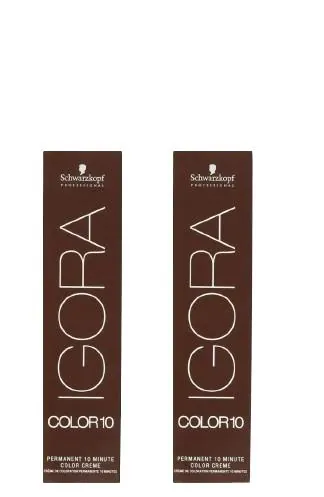 Набір фарб для волосся Schwarzkopf Professional Igora Color10 7-0 Середній Блонд Натуральний, 2 шт х 60 мл