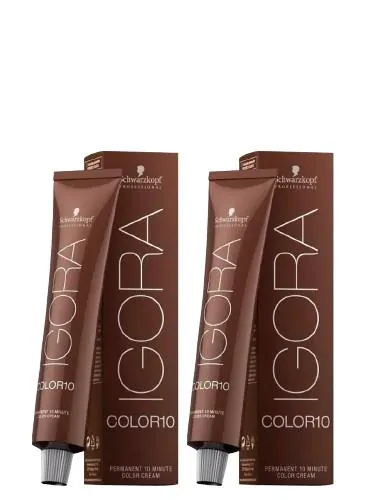 Набір фарб для волосся Schwarzkopf Professional Igora Color10 8-11 Світло-русявий Сандре Екстра, 2 шт х 60 мл