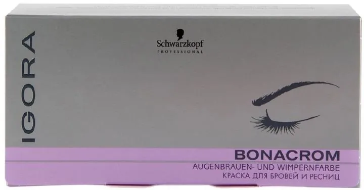 Фарба для брів та вій Schwarzkopf Professional Igora Bonacrom чорна, 25 мл