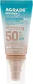 Крем сонцезахисний для обличчя та шиї Agrado Sun Care SPF50+ CC середній тон, 50 мл