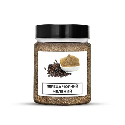 Перець чорний мелений Craft Oil, 120 г