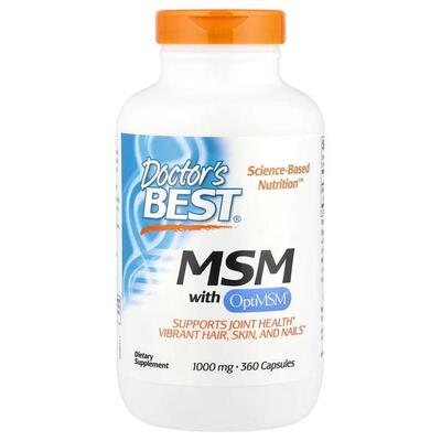Метилсульфонілметан Doctor's Best MSM with OptiMSM, 360 капсул