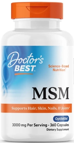 Метилсульфонилметан Doctor's Best MSM with OptiMSM, 360 капсул