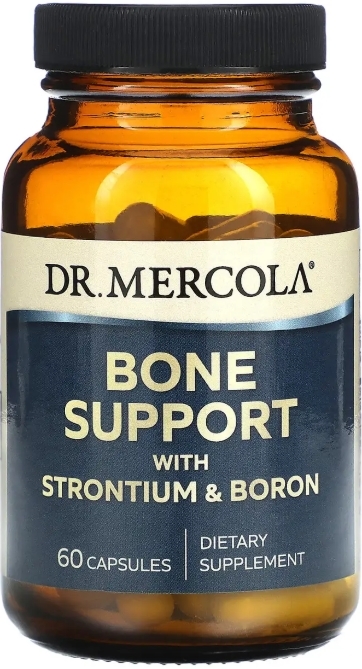 Підтримка кісток стронцій та бор Dr. Mercola Bone Support with Strontium and Boron, 60 капсул