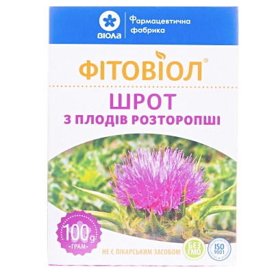 Шрот расторопши Фитовиол по 100 г в пач.