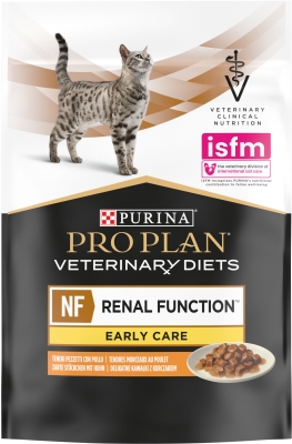 Корм влажный Purina Pro Plan Veterinary Diets NF Early Care для кошек с патологией почек на ранних стадия, с курицей, 10 штук по 85 г