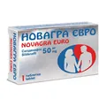 Новагра євро таблетки, в/плів. обол. по 50 мг №1 у бліс.