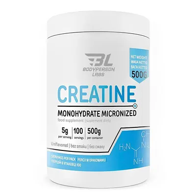 Креатин моногідрат Bodyperson Labs Creatine Monohydrate Micronized нейтральний, 500 г