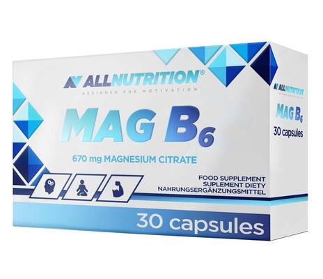 Магний и витамин В6 Allnutritition MAG B6, 30 капсул