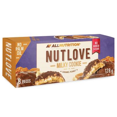 Печенье Allnutrition Nutlove Milky Cookie Caramel Peanut, 128 г