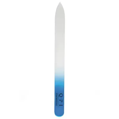 Пилочка для нігтів QPI Professional QPH-012 кришталева блакитна