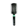 Расческа для волос QPI Professional Silver Style Brush PB-8520 FR с ворсом зеленая 22 см