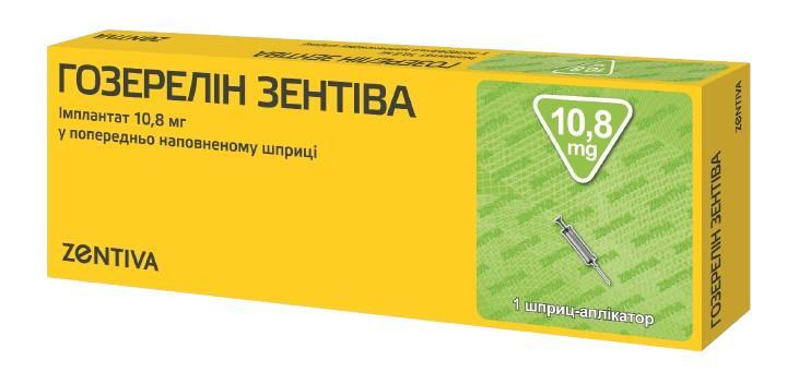 Гозерелин Зентива имплантант по 10.8 мг №1 в предвар. запол. шпр.