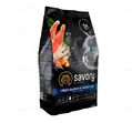 Корм сухий для довгошерстих кішок Savory Adult Cat Gourmand Fresh Salmon & White Fish зі свіжим лососем та білою рибою, 2 кг