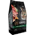 Корм сухий для котів Savory 30044 зі свіжим м'ясом індички та качкою, 400 г