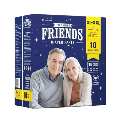 Підгузки-трусики для дорослих Friends Overnight, розмір XL, 10 штук