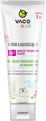 Крем протизапальний Vaco Kids 3в1 зволожує, живить, охолоджує для дітей 1+, 75 мл