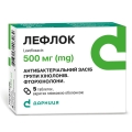Лефлок таблетки, п/плен. обол. по 500 мг №5