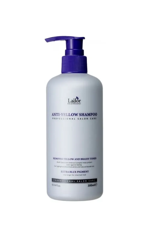 Шампунь Lador Anti Yellow Shampoo проти жовтизни для світлого волосся, 300 мл
