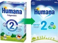 Суміш суха молочна Humana 2 з пребіотиками для подальшого годування для дітей з 6 до 12 місяців, 300 г