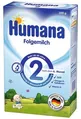 Суміш суха молочна Humana 2 з пребіотиками для подальшого годування для дітей з 6 до 12 місяців, 300 г