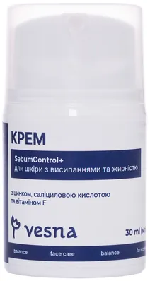 Крем для обличчя Vesna для проблемної шкіри, 30 мл