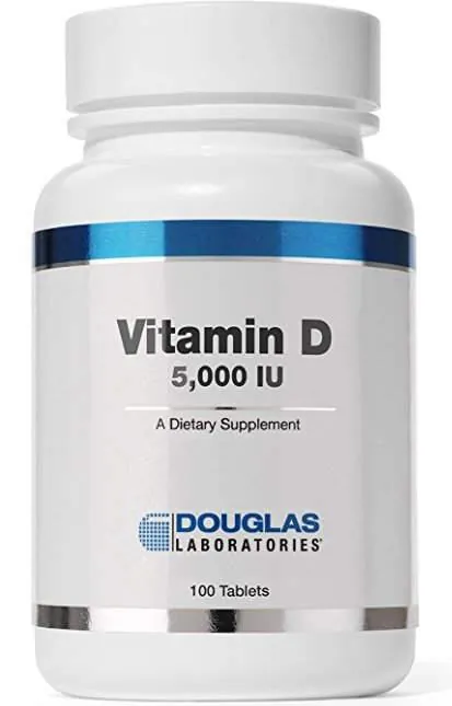 Вітамін D Douglas Laboratories Vitamin D 5000 МО доповнений, 100 таблеток