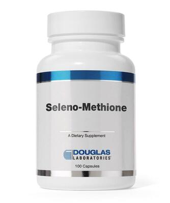 Селено-метіонін Douglas Laboratories Seleno Methionine 200 мкг, 100 капсул