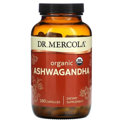 Ашваганда Dr. Mercola Ashwaganda органічна, 180 капсул