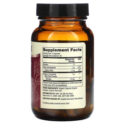 Буряк Dr. Mercola Beet органічний ферментований, 60 капсул