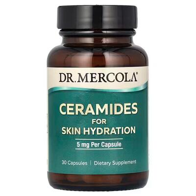 Кераміди для зволоження шкіри Dr. Mercola Ceramides For Skin Hydration 5 мг, 30 капсул