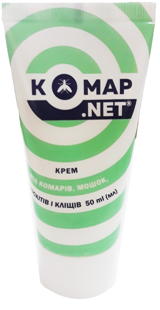 Крем Комар NET від комарів, мошок, москітів та кліщів, 50 мл