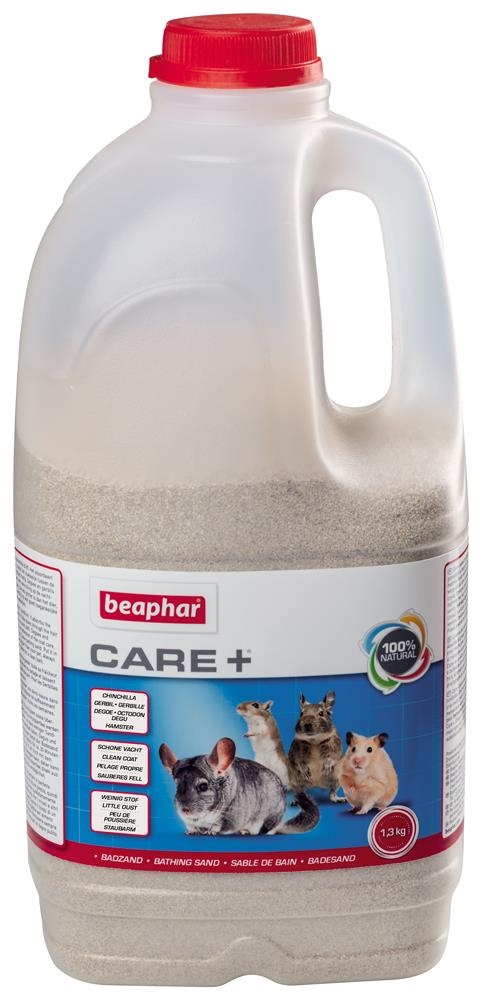Песок для купания мелких животных и шиншилл Beaphar Care + Bathing, 1,3 кг
