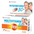 Зест Мультивитамин 50+ таблетки 3-слойные №30