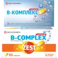 Зест В-комплекс ретард таблетки 3-шарові №30