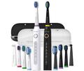 Набор электрических зубных щеток Pecham Black and White Travel SET PC-084, 2 шт