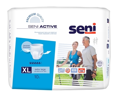 Трусы впитывающие для взрослых Seni Active extra large, 10 штук