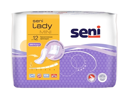Прокладки урологические Seni Lady mini, 10+2 штук