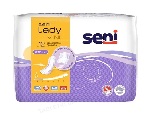 Прокладки урологічні Seni Lady mini, 10+2 штук
