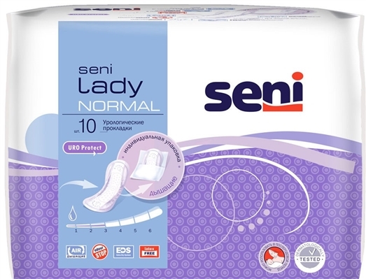 Прокладки урологические Seni Lady normal, 10 штук