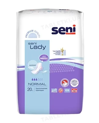 Прокладки урологічні Seni Lady normal, 20 штук