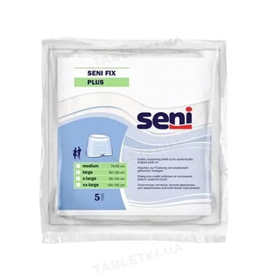 Трусики сiтчастi Seni Fix Plus x-large, 5 шт