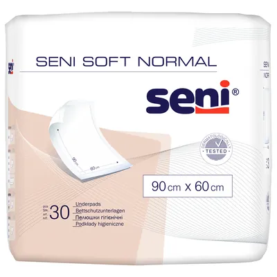 Пелюшки Seni Soft Normal одноразові гігієнічні 90х60 см, 30 шт