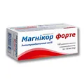 Магнікор форте таблетки, в/плів. обол., форте №100 (10х10)