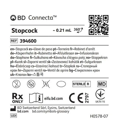 Кран BD Connecta REF 394600 білий, без подовжувальної трубки