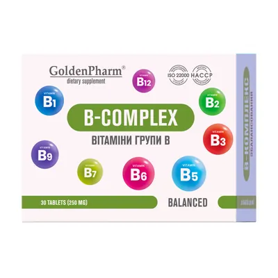 B-комплекс Golden Pharm таблетки №30