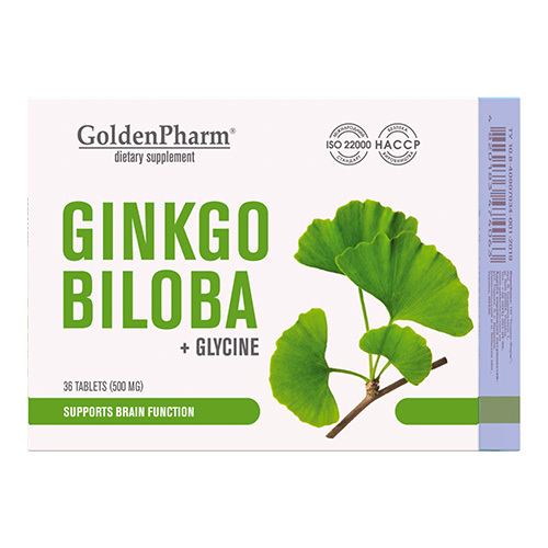 Гинкго Билоба + Глицин Golden Farm таблетки №36