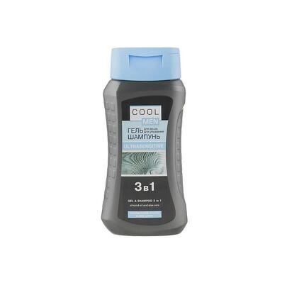 Гель-шампунь Cool Men Ultrasensitive, 250 мл