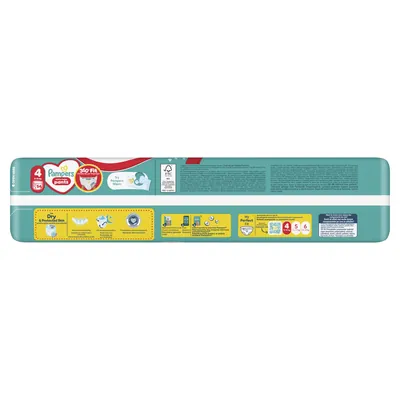 Підгузки-трусики Pampers Pants Active Baby дитячі розмір 4, 9-15 кг, 54 шт